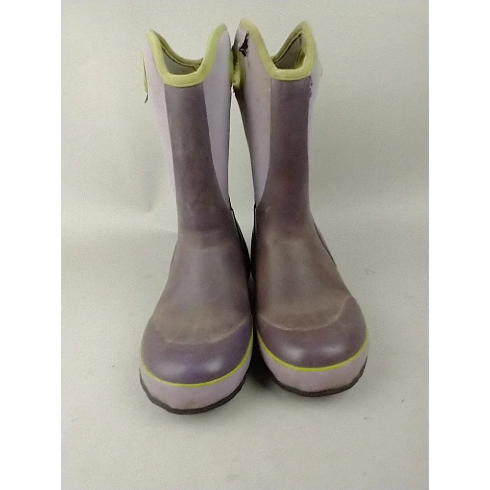 Bogs‎ Kids Slushie Purple Green Waterproof Winter Snow Boots Size 4 72292-540